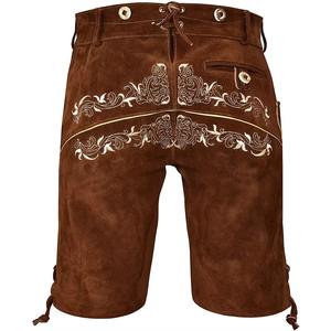 Pantalones Tradicionales Bávaros Alemanes de Cuero 100% Real Hechos a Medida con Diseño OEM para Hombre, Trajes de Oktoberfest - Product Image 5