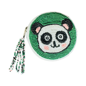 Vente en gros de pochette à monnaie brodée de perles de rocaille sacs pochette à monnaie et porte-monnaie entièrement faits à la main accepter pochette à perles de conception personnalisée - Product Image 3