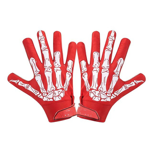 Guantes de Fútbol Americano Personalizados de Alta Calidad con Logotipo, para Adultos, de Cuero Superadherente, Diseño Atractivo - Product Image 6