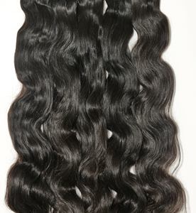 100% cabello virgen de templo indio barato sedoso Bodywave paquetes de cabello humano sin procesar procesamiento químico cabello humano indio crudo - Product Image 4