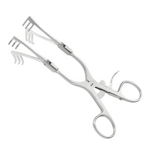 Retractor (self การรักษา), 170มม. (6 34), ฟัน (3x3), กึ่งคม, ไม่ผ่านการฆ่าเชื้อ, retractor นำมาใช้ใหม่ได้ - Product Image 1