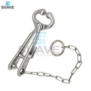 Vente chaude Vétérinaire En Acier Inoxydable Taureau Titulaire Avec Chaîne Pour Animaux Meilleure Vente Taureau Titulaire Par SUAVE SURGICAL INSTRUMENT - Product Image 1