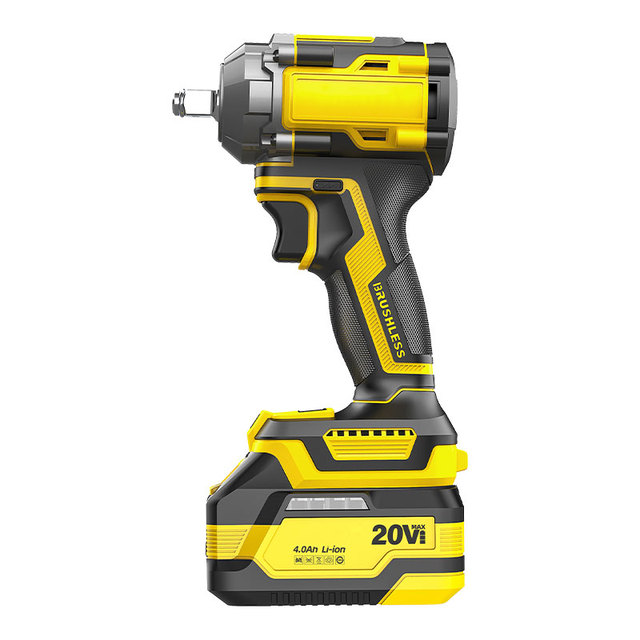 21V Battery Accumulator Tool High Torque Brushless Electric Cordless Driver Impact Wrench Industrial Grade