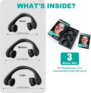 Kit de Démarrage Dilatateur Nasal Portable à Aspiration – 3 Tailles – Support Nasal Breveté pour Sommeil, Voyage, Bureau - Product Image 2