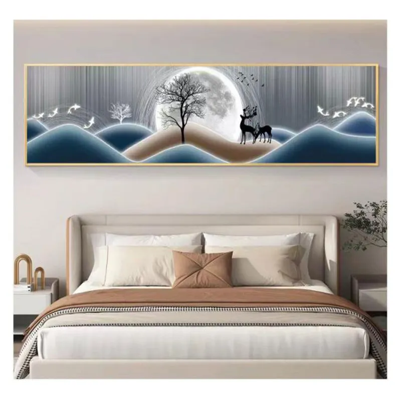 2024 New Design Crystal Porcelain Living Room Painting Wall Art Decoration Painting Bedside Art Paintings