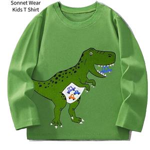 T-shirt à manches longues pour enfants, pur coton - Product Image 3