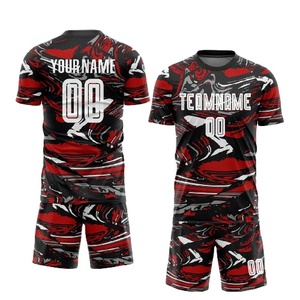 Nouveaux derniers designs personnalisés Kits de maillot pour hommes de haute qualité Ensemble de vêtements de football de club d'équipe Maillot de football de football Ensembles d'uniformes de football - Product Image 4