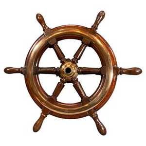 Volant de bateau en bois écologique de qualité supérieure, décoration intérieure, design moderne, montage mural - Product Image 1