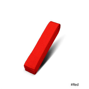 Cinturones de Karate Unisex de Diseño Personalizado de Alta Calidad, 100% Algodón, Logotipo Personalizado en la Parte Delantera, Venta al por Mayor, Hecho en Pakistán - Product Image 3