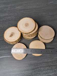 Posavasos de rodajas de madera personalizados de alta calidad, Decoración de mesa, posavasos en blanco de sublimación de madera redondos ecológicos para bebidas - Product Image 5