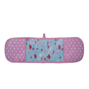 Guantes de silicona antideslizantes para horno, resistentes al calor Manoplas de algodón con estampado a cuadros, 2 uds. - Product Image 3