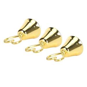 ที่ใส่การ์ดโลหะสำหรับโรงงานอุตสาหกรรม ปรับแต่งได้ ที่ใส่รูปภาพ ดีไซน์รูปหัวใจ-ระฆัง แบบหนีบ ชุบทอง แบบดั้งเดิม - Product Image 4