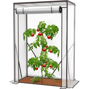 Túnel de Jardín Reforzado de PVC para Cultivo de Vegetales, Fácil de Montar, Túnel Interior para Tomates con Estructura de Madera y Hierro - Product Image 1