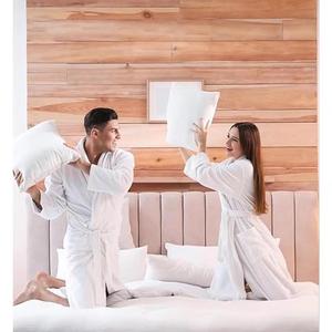 Albornoz de Seda de Bambú para Mujer, Ropa de Dormir Unisex, Bata de Baño Ligera de 100% Algodón para Spa y Hotel - Product Image 3