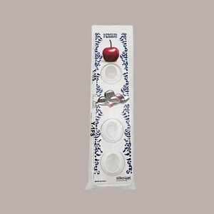 Moule en silicone FABBRI à 5 cavités pour glaces individuelles en forme de cerise pour desserts - Product Image 1