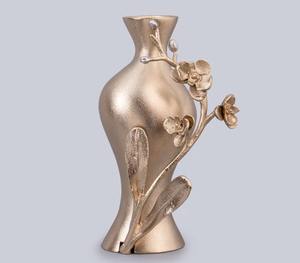 แจกันโลหะสีทองหรูหราสวยงามดีไซน์คุณภาพสูงเหมาะสำหรับดอกไม้ประดิษฐ์ดอกไม้สดและการตกแต่งภายในที่ทันสมัย - Product Image 2