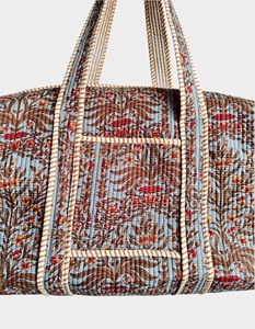 Bolsa de Viaje Grande con Diseño Floral y Asas de Cuerda - Product Image 6