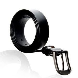 Cinturón deportivo personalizable de cuero genuino de vaca para hombre con aleación para hebilla Cinturones de cuero real OEM de Pakistán - Product Image 4