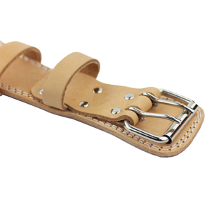 เข็มขัดยกน้ำหนัก10มม. ทำจากยางธรรมชาติพร้อมโลโก้ออกแบบได้ตามต้องการสำหรับการฝึกกีฬา - Product Image 2