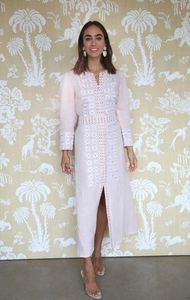 Nuevo Vestido de Diseñador Exclusivo 2026, Elegante Estilo Ucraniano, Bordado, de Alta Costura, para Mujer, con Manga Larga y Abertura Lateral, Largo hasta el Suelo - Product Image 3