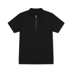 Haute qualité meilleure nouvelle mode hommes polo uni classique solide à manches courtes fermeture éclair Polo t-shirt parfait pour le sport et les vêtements décontractés - Product Image 5