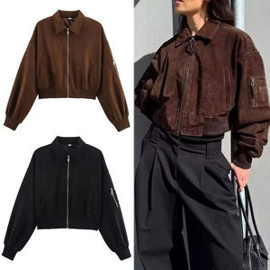 Veste d'hiver pour homme en polyester 100% authentique, double boutonnage, fermeture éclair, col montant, poche avant, respirante et à séchage rapide, vente en gros - Product Image 1