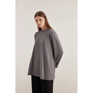 Sweat en tricot surdimensionné - Anthracite 15678112 - Product Image 6