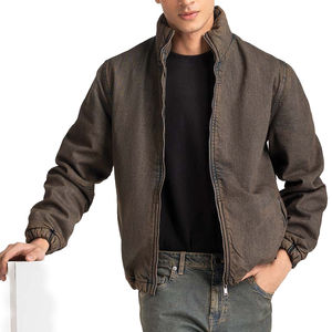 Chaqueta Acolchada de Mezclilla con Aislamiento de Poliéster para Actividades al Aire Libre con Diseño Compactable y Cuello Alto para Protección contra el Viento y el Frío - Product Image 4