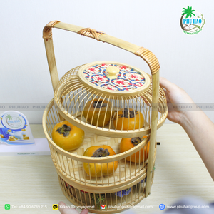El MEJOR PRODUCTO Cesta de bambú clásica de Vietnam para plantar, regalar y decorar el hogar - Product Image 6