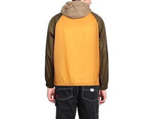 เสื้อแจ็คเก็ตกันลมแบบสั่งทำ OEM สำหรับกิจกรรมกลางแจ้ง  ผ้าไนลอนกันลมด้านหน้า  แบบซิปเต็มตัว สำหรับผู้ชาย - Product Image 2