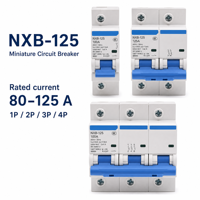 Disjoncteur miniature CHINT NXB-125 1P, disjoncteur modulaire, protection contre les surcharges et les courts-circuits pour tableau de distribution domestique