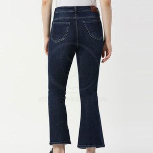 2024 nouveauté haute qualité femmes jeans décontractés pantalons salopette confortable avec Logo personnalisé pour printemps décor de rue - Product Image 3