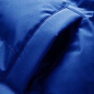 Chaqueta de plumón impermeable cálida de estilo de moda personalizada para hombre, chaqueta acolchada de burbujas acolchada de color sólido para invierno al por mayor, OEM - Product Image 3