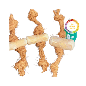 Juguete Masticable de Cuerda de Fibra de Coco Duradero para Perros, Hueso de Fibra de Coco 100% Hecho a Mano, Etiqueta Personalizada, Suministros para Mascotas en Vietnam - Product Image 1