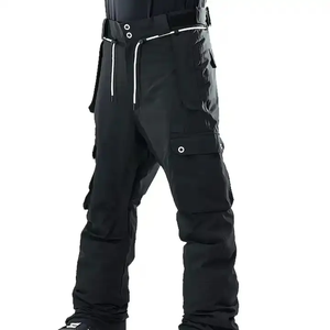 Bib Pant <b>Ski</b> Custom Unisex Insulated Heated Windproof Waterproof <b>Snowboard</b> Pants Winter Outdoor Sports Multiple Pockets Zipper - Product Image 1