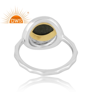 Best Selling 925 Sterling Silver Natural Gold Sheen <b>Obsidian</b> Gemstone Ring Custom <b>Jewelry</b> For Women Gift For Her - Product Image 2