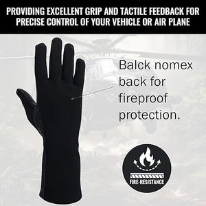 Gants de travail NOMEX pour pilotes et pilotes de ligne – Équipement de protection individuelle pour pilotes et aviateurs - Product Image 3