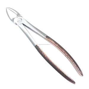 Fórceps de extracción dental con revestimiento de oro rosa medio Fig 2 laterales superiores y caninos instrumento quirúrgico de extracción de dientes - Product Image 1