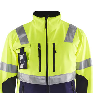 OEM Service Canvas Winter Safety Jackets High Quality Reflective Breathable Workwear Style Front Logo Custom Color New Arrival - Product Image 2