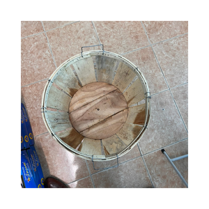 Panier panier de rangement organisateur bois matériau écologique durable Viet Nam crabe boisseau panier copeaux de bois seau coffre - Product Image 1