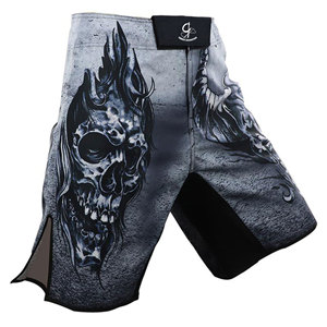 Shorts de boxe MMA personnalisés confortables en élasthanne/polyester de qualité supérieure à prix compétitif pour hommes avec marque privée - Product Image 2