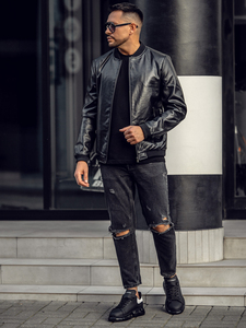 เสื้อแจ็คเก็ตหนังแฟชั่นขายส่ง สไตล์สำหรับฤดูใบไม้ร่วง - Product Image 3