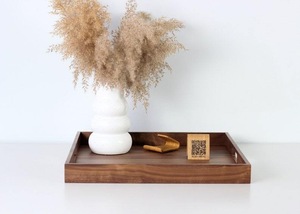 Plateau de service en bois Design rustique pour cuisine ou restaurant - Product Image 2