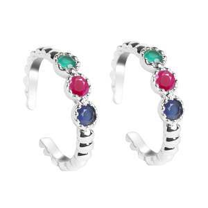 Compre Anillos de Plata de Ley 925 Pura en Línea para Mujer, para Compromiso y Boda, con Diamante o Circonita - Product Image 1