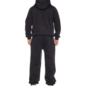 Men's Winter Hooded Solid Fleece Tracksuit-Jogging Sets Customizable - Product Image 1