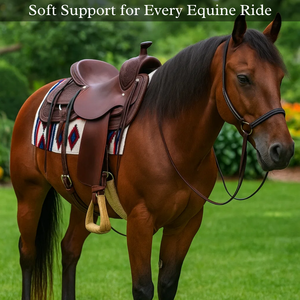 อานม้าหนังแบบตะวันตกที่สมบูรณ์แบบสำหรับเส้นทางปศุสัตว์และอานม้า - Product Image 2