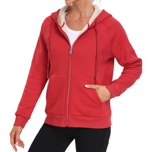 Sudaderas con cremallera de Invierno para mujer con etiqueta de bordado personalizada Impresión de logotipo y marca personal para promociones - Product Image 4