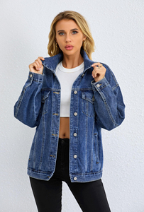 Nouvelle veste en jean pour femmes en tissu de qualité supérieure Veste en jean entièrement personnalisée, respirante, de dernière conception à prix raisonnable - Product Image 3