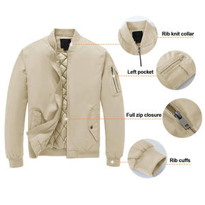Gran oferta, chaqueta universitaria de moda de invierno para hombre de alta calidad, ropa acolchada de algodón informal personalizada con chaqueta con cremallera para hombre - Product Image 5