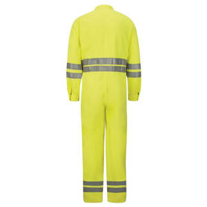 Overol de Trabajo de Alta Visibilidad para Hombre, Personalizado 2026, de Algodón, Impermeable, de Dos Piezas, Uniformes de Seguridad Reflectantes - Product Image 6
